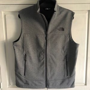 North Face Canyonwall Full Zip Vest, Mens (M), Grey, Windwall